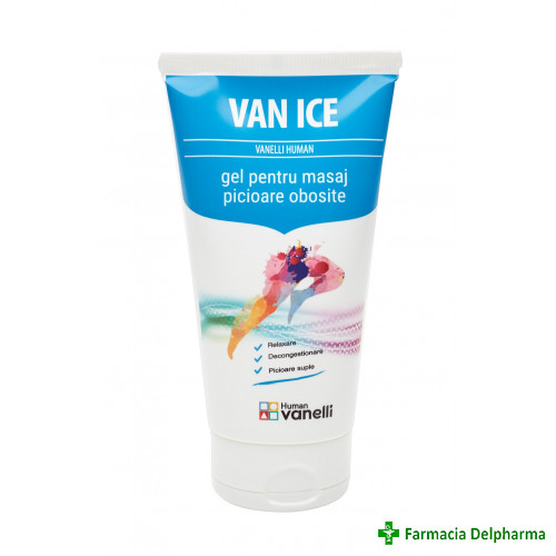 Van Ice gel masaj picioare obosite x 150 ml, Vanelli